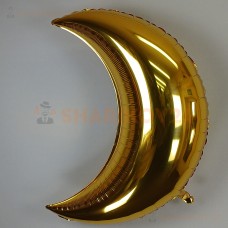 Шар (35''/89 см) Фигура, Полумесяц, Золото
